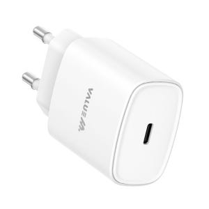 밸류엠 18W PD C타입 분리형 고속 충전기 (케이블 미포함) 갤럭시 아이폰 호환