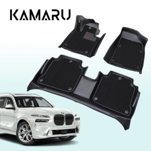 BMW X7 매트 카마루 듀라매트 G07 6인승 (19.01-현재), 1+2+3열, 브라운+블랙