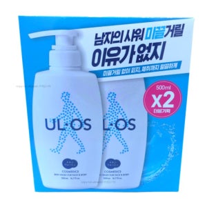 우르오스 남자 우르스 우로스 스킨워시 바디워시 500ml 2개입