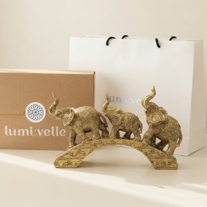 부자되는 골드 브릿지 코끼리 선물세트