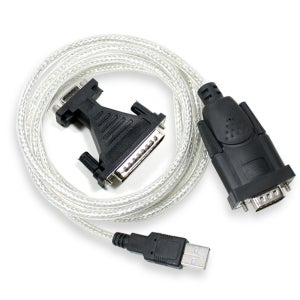 USB to RS232C 9핀 시리얼 케이블 1.8M 컨버터 양방향 통신 변환 포트 연결