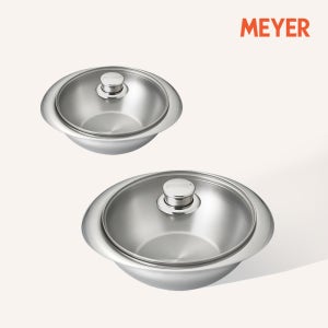 마이어 통3중 스테인리스 스틸 믹싱볼 팬 세트 2종, 20+24, 1세트