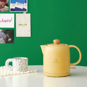 세라믹 무선 전기포트 도자기 전기주전자 1L 커피티포트