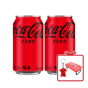 코카-콜라 제로 CAN 350ml 72개(3X24입) + 월드컵 테이블+유니폼 키링(옵션선택)