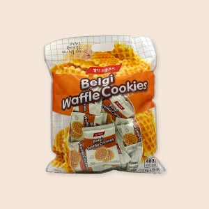 벨기 와플쿠키 483g 대용량 개별포장 아이들 사무실 간식 군것질 디저트