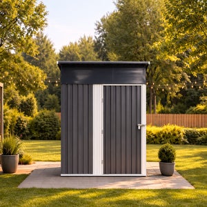 오드 조립식창고 스틸 이동식 3x5 간이 야외 소형 농막용 창고