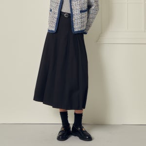 (JJ지고트) 벨티드 클래식 플리츠 스커트 GS3P0SKW11