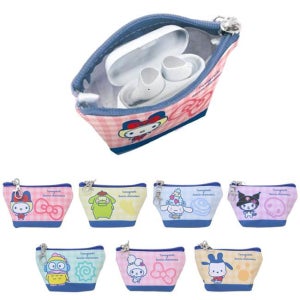 다마고치 산리오 파우치 동전지갑 이어폰 파우치 산리오 다마고치 콜라보 헬로키티 마메치