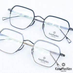 옵션가 확인 가메만넨 KMN 9921 49사이즈 사각 티타늄 안경테 브로우라인 투톤컬러