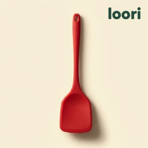 국산 실리콘 뒤집개 L(대형), 레드