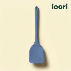 국산 실리콘 뒤집개 L(대형), 블루