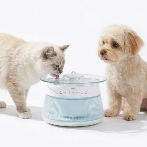 디클펫 강아지 고양이 정수기 오르빗 고요 반려동물 무선 자동 새물 급수기 필터제로 음수대