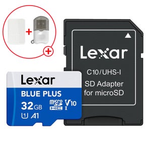 렉사 마이크로 SD카드 32GB 32기가 BLUE 블랙박스 카메라 핸드폰 메모리 리더기