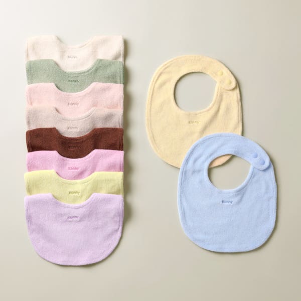 코니 테리빕 (0-2세) 아기 신생아 턱받이 침받이