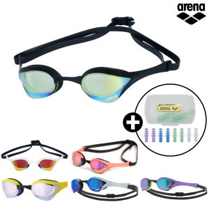 아레나 수경 코브라 울트라 레이싱 미러 물안경 + 귀마개 A5AC2AG18