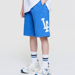 [MLB 키즈] 바시티 빅로고 반바지 LA (Cobalt Blue) 7ASPV0163