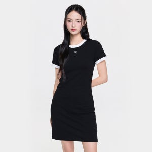 [MLB] 여성 베이직 링거 원피스 NY (Black) 3FOPB0363