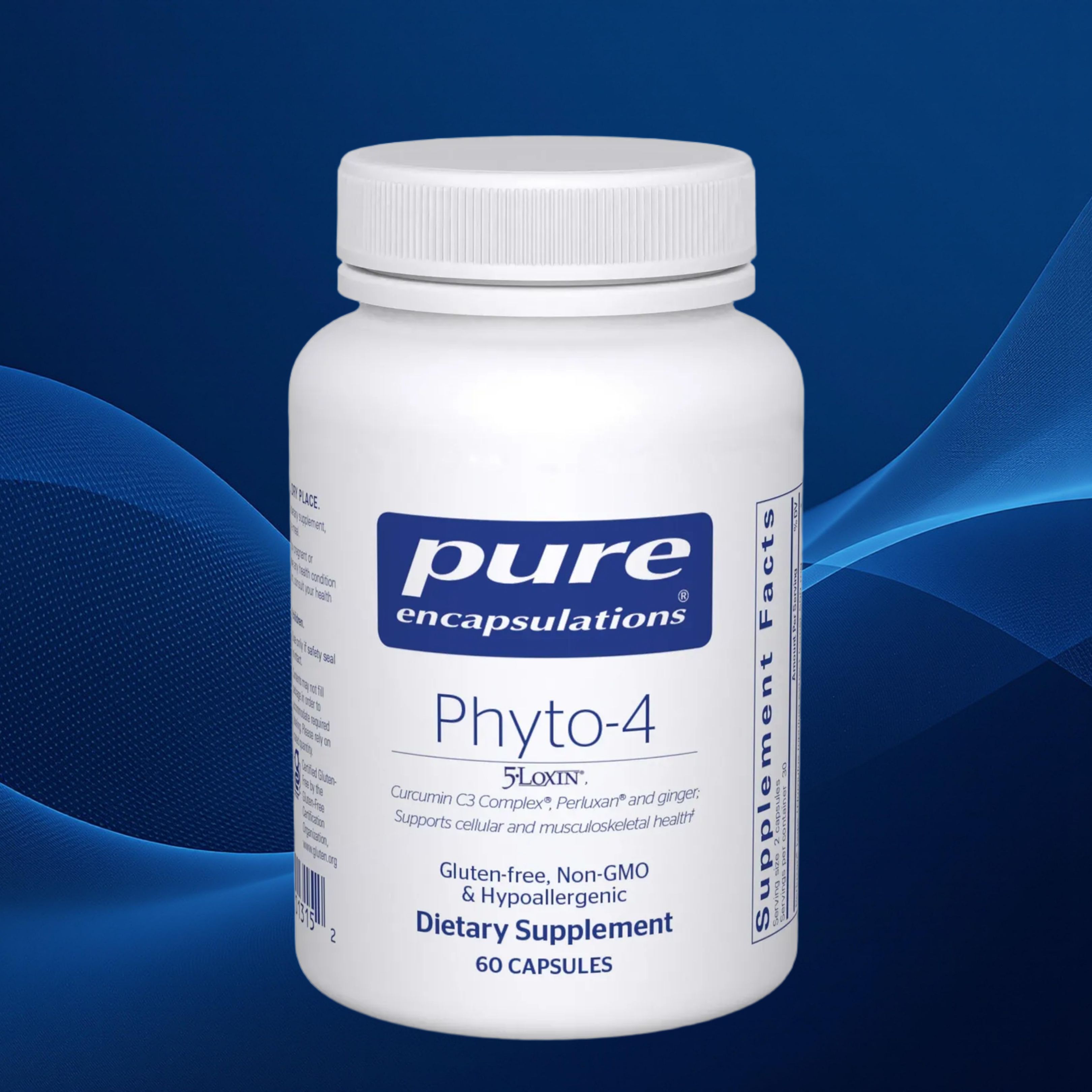 고약사 S급 <b>Pure Encapsulations 커큐민</b> 보스웰리아 생강 홉 60캡슐