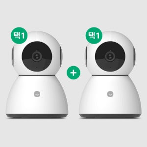 [1+1 교차구성] 헤이홈 스마트 홈카메라 홈캠 가정용 CCTV 펫캠