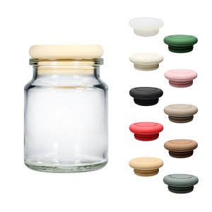 헤이가 펜트리 실리콘뚜껑 유리병 150ml HUB/R150 1P 보관용기 소스통 양념통