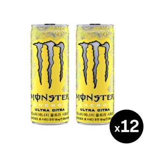 몬스터 에너지 시트라, 355ml, 12개