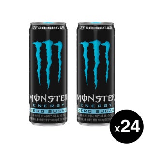 몬스터 에너지 제로슈거, 355ml, 24개