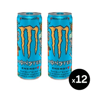 몬스터 에너지 망고로코, 355ml, 12개
