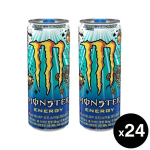 몬스터 에너지 오지 레몬에이드, 355ml, 24개