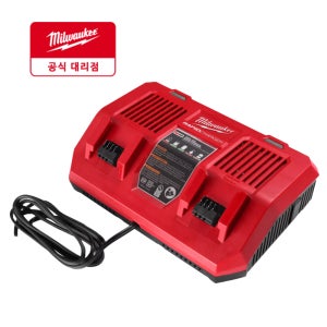 밀워키 M18 DFC 18V 듀얼 급속 고속 충전기 배터리