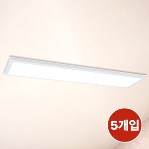 LED 직하엣지 평판조명 1285x320 5개입 사무실 복도 천장 등 LED조명