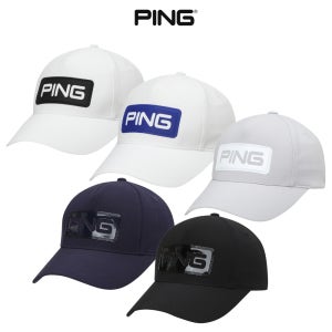 핑 골프웨어 남성 사각 5쪽 볼캡 모자 선물PING E1CP004