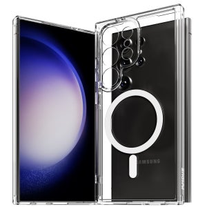 아이엠듀 맥세이프 케이스 마그네틱 투명, 갤럭시S23 울트라