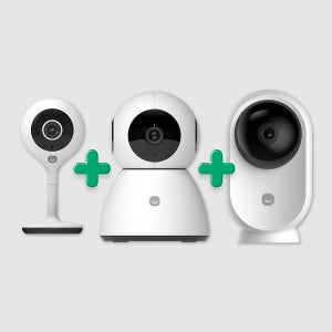 [홈카메라 3종 골라 담기] 헤이홈 스마트 홈캠 가정용 CCTV 펫캠 트리플 구성