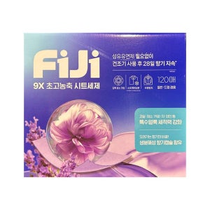 FIJI 피지 시트형 세탁 세제 120매 ( 드럼 겸용 )