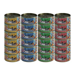 슈퍼맛캔 길고양이 습식간식캔 4종 콤보, 80g, 24개