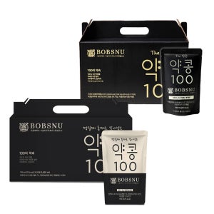 서울대 밥스누 더진한 약콩100 15팩 + 껍질째 통째로 갈아넣은 약콩100 20팩