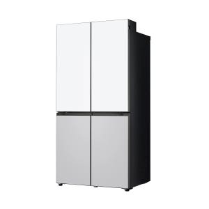 LG 디오스 AI 오브제컬렉션 냉장고 609L 키친핏 Fit & Max 1등급 크림 그레이 엘지전자 M616MQR0M1