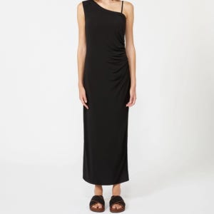 26SS 막스마라 BCHFIABE 피아베 저지 원숄더 원피스 006 블랙