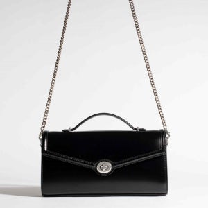 천연소가죽 미니 클러치백 3WAY 체인 크로스 탑핸들 멘다백 204037