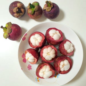 태국 직수입 생 망고스틴 프리미엄 생과 2kg, 1개