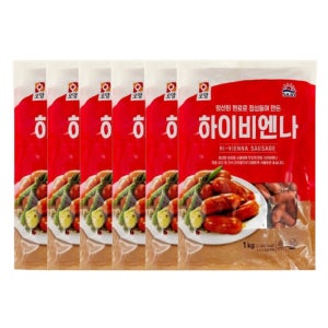 사조 하이비엔나 소시지 1kg x 6봉
