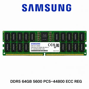 삼성전자 서버용 메모리 DDR5 64GB 5600 PC5 44800 ECC REG