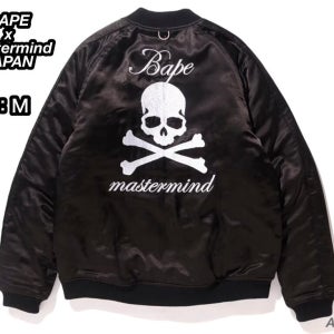 베이프 x 마스터마인드 JAPAN 수비니어 자켓 블랙