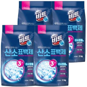 만능얼룩제거제 비트 산소표백제 3kg 4개