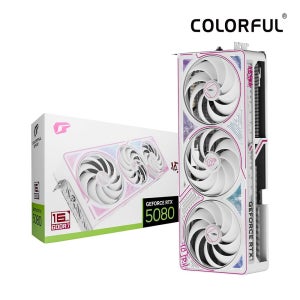 COLORFUL 컬러풀 iGame 지포스 RTX 5080 ULTRA OC White D7 16GB 그래픽카드 도우정보