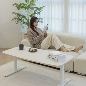 롱코 거실테이블 전동 모션 테이블 높이조절 좌식 모션데스크 1000
