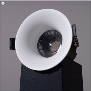 55mm(2인치) 8W 다운라이트 집중형 COB 호른 플리커프리 기본형 루미칸287