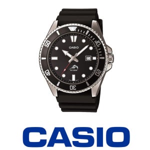 카시오 흑새치 다이버 시계 방수 빌게이츠 블랙