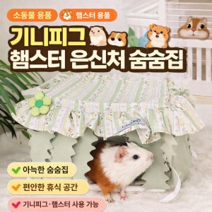 소동물용품 기니피그 햄스터 은신처 숨숨집 다람쥐 케이지