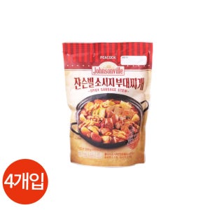 피코크 쟌슨빌 소시지 부대찌개 500g x 4개